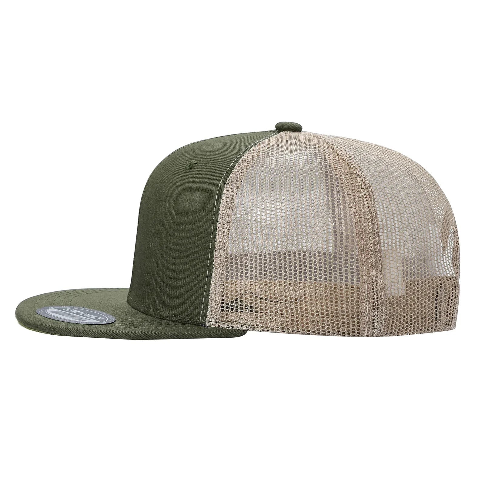 WAYCAP 6FTM 6 Panel Flat Bill Mesh Trucker Hat