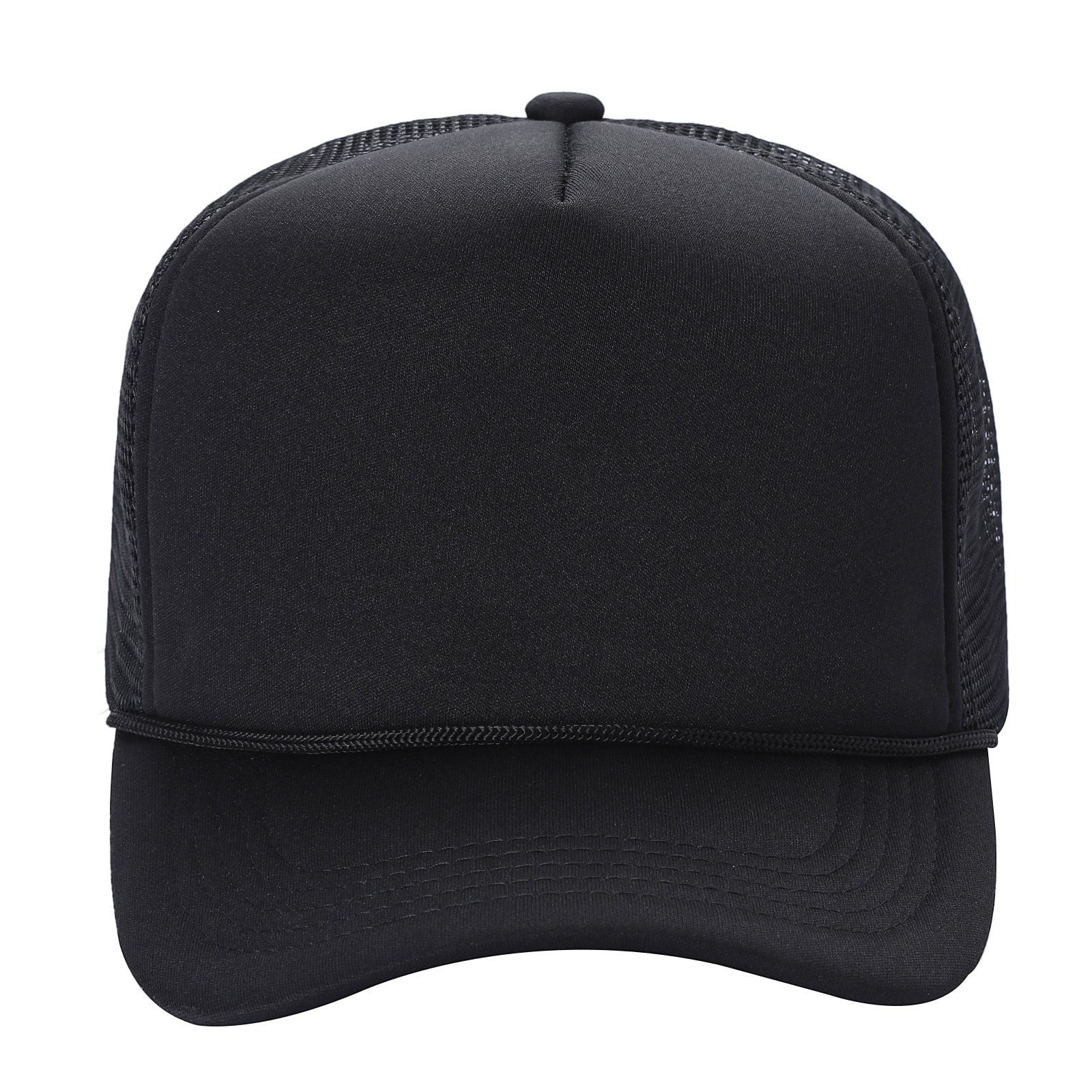 Classic Foam Front Trucker Hat With Mesh Back And Snapback Closure