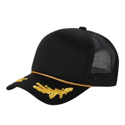 Classic Foam Front Trucker Hat With Mesh Back And Snapback Closure