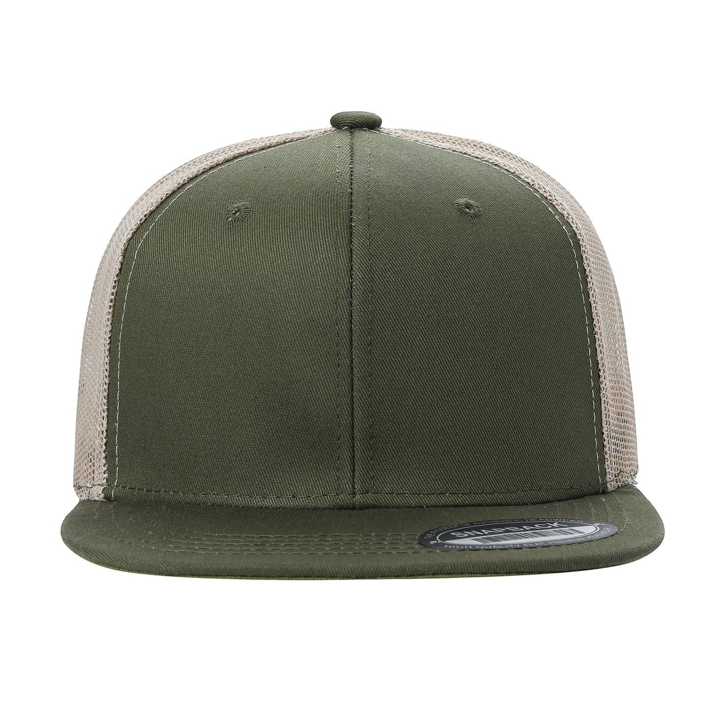 WAYCAP 6FTM 6 Panel Flat Bill Mesh Trucker Hat