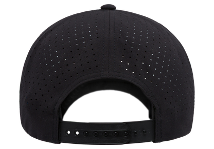 Flex Fit House YP Classics 5-Panel Snapback Cap with Perforations and Braided Rope