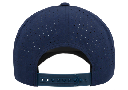 Flex Fit House YP Classics 5-Panel Snapback Cap with Perforations and Braided Rope