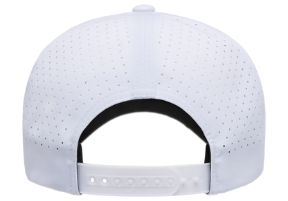 Flex Fit House YP Classics 5-Panel Snapback Cap with Perforations and Braided Rope