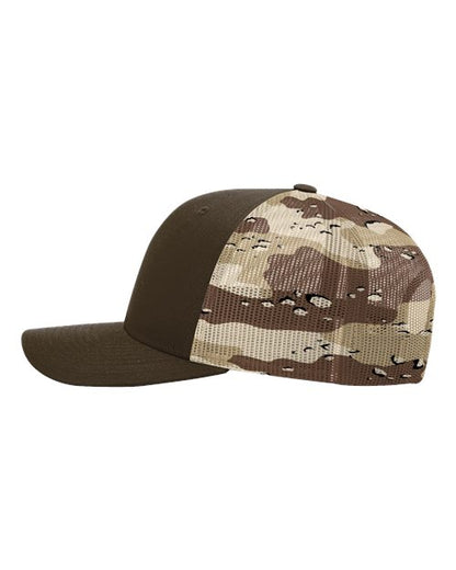Richardson 112PM Printed Mesh Trucker Cap, Snapback