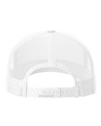 Richardson 112FP Five-Panel Mid Profile Foam Trucker Hat, Mesh Back