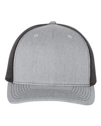 Richardson 112FP Five-Panel Mid Profile Foam Trucker Hat, Mesh Back