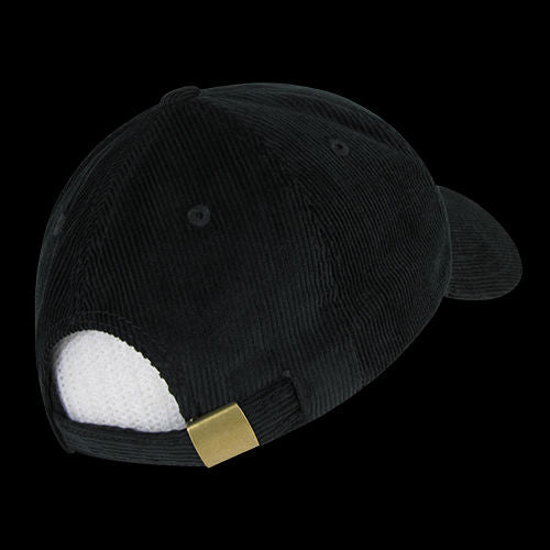 DECKY 6 Panel Low Profile Structured Corduroy Cap – Adjustable Buckle