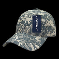 DECKY Premium 6 Panel Low Profile Relaxed Ripstop Dad Hat – Adjustable Buckle Cap