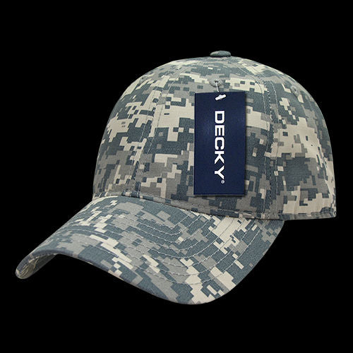 DECKY Premium 6 Panel Low Profile Relaxed Ripstop Dad Hat – Adjustable Buckle Cap