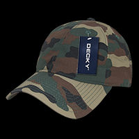 DECKY Premium 6 Panel Low Profile Relaxed Ripstop Dad Hat – Adjustable Buckle Cap