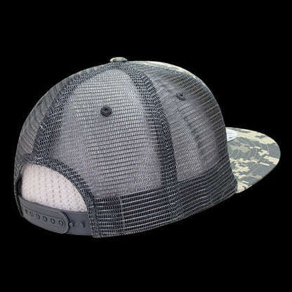 Decky 6 Panel High Profile Structured Ripstop Trucker Cap – ACU