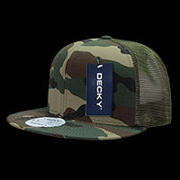 Decky 6 Panel High Profile Structured Ripstop Trucker Cap – ACU