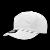DECKY Premium 5-Panel High Profile Relaxed Cotton Rope Hat – Snapback