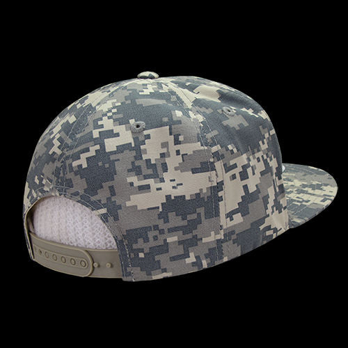 DECKY 6 Panel High Profile Structured Ripstop Snapback – Adjustable Streetwear Cap