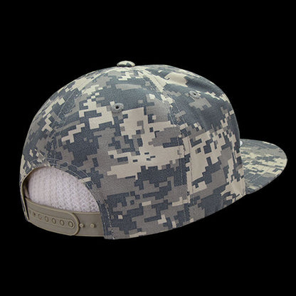 DECKY 6 Panel High Profile Structured Ripstop Snapback – Adjustable Streetwear Cap