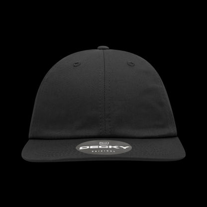 Decky 6 Panel Cotton Snapback – Relaxed High Profile Cap