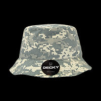Decky Relaxed Ripstop Bucket Hat – Water Repellent Fitted Cap