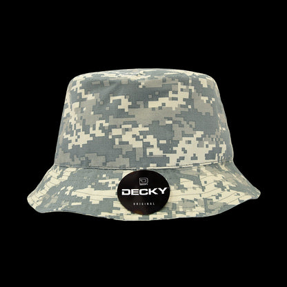 Decky Relaxed Ripstop Bucket Hat – Water Repellent Fitted Cap