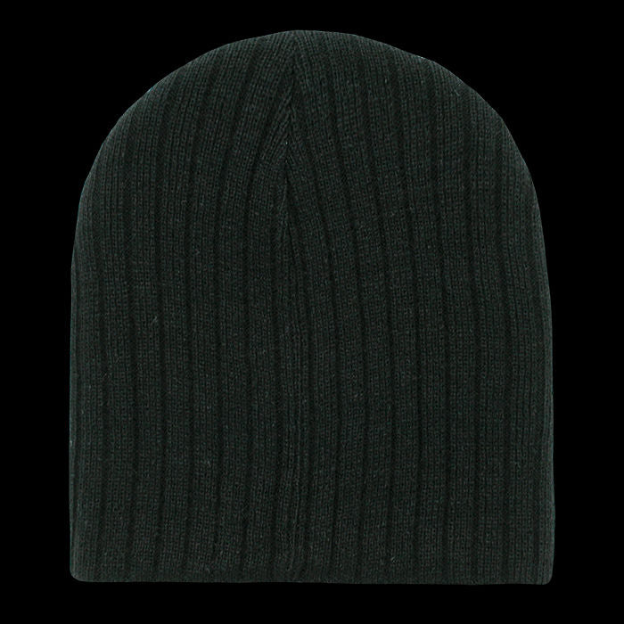 Decky Cable Beanie – Snug-Fit Cuffless Knit Cap