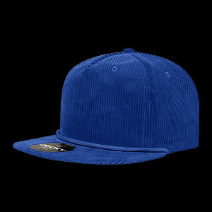 Decky 5 Panel High Profile Relaxed Corduroy Rope Hat – 6043