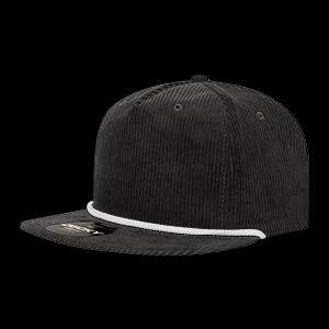 Decky 5 Panel High Profile Relaxed Corduroy Rope Hat – 6043