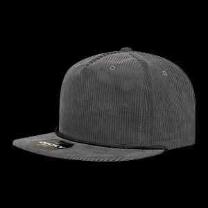 Decky 5 Panel High Profile Relaxed Corduroy Rope Hat – 6043