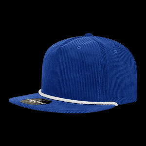 Decky 5 Panel High Profile Relaxed Corduroy Rope Hat – 6043