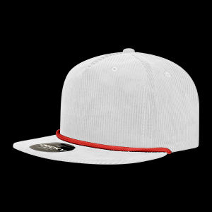 Decky 5 Panel High Profile Relaxed Corduroy Rope Hat – 6043