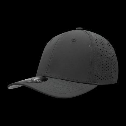 6 Panel Mid Profile Perforated Cap – Decky Performance Hat