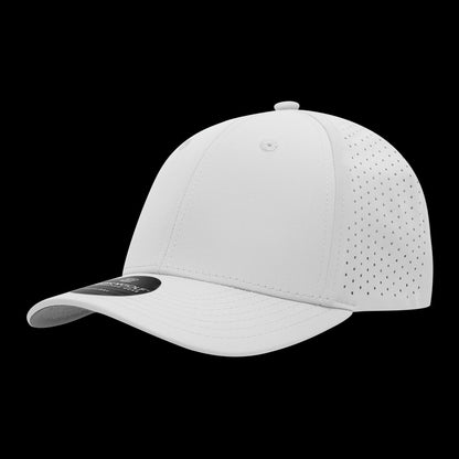 6 Panel Mid Profile Perforated Cap – Decky Performance Hat