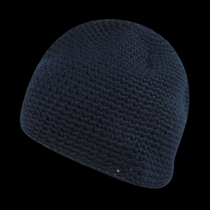 Door Mat Beanie – Textured Knit Winter Cap