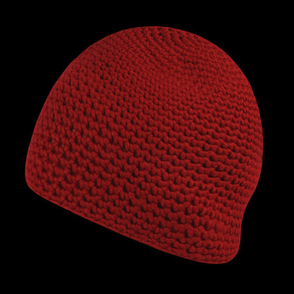 Door Mat Beanie – Textured Knit Winter Cap