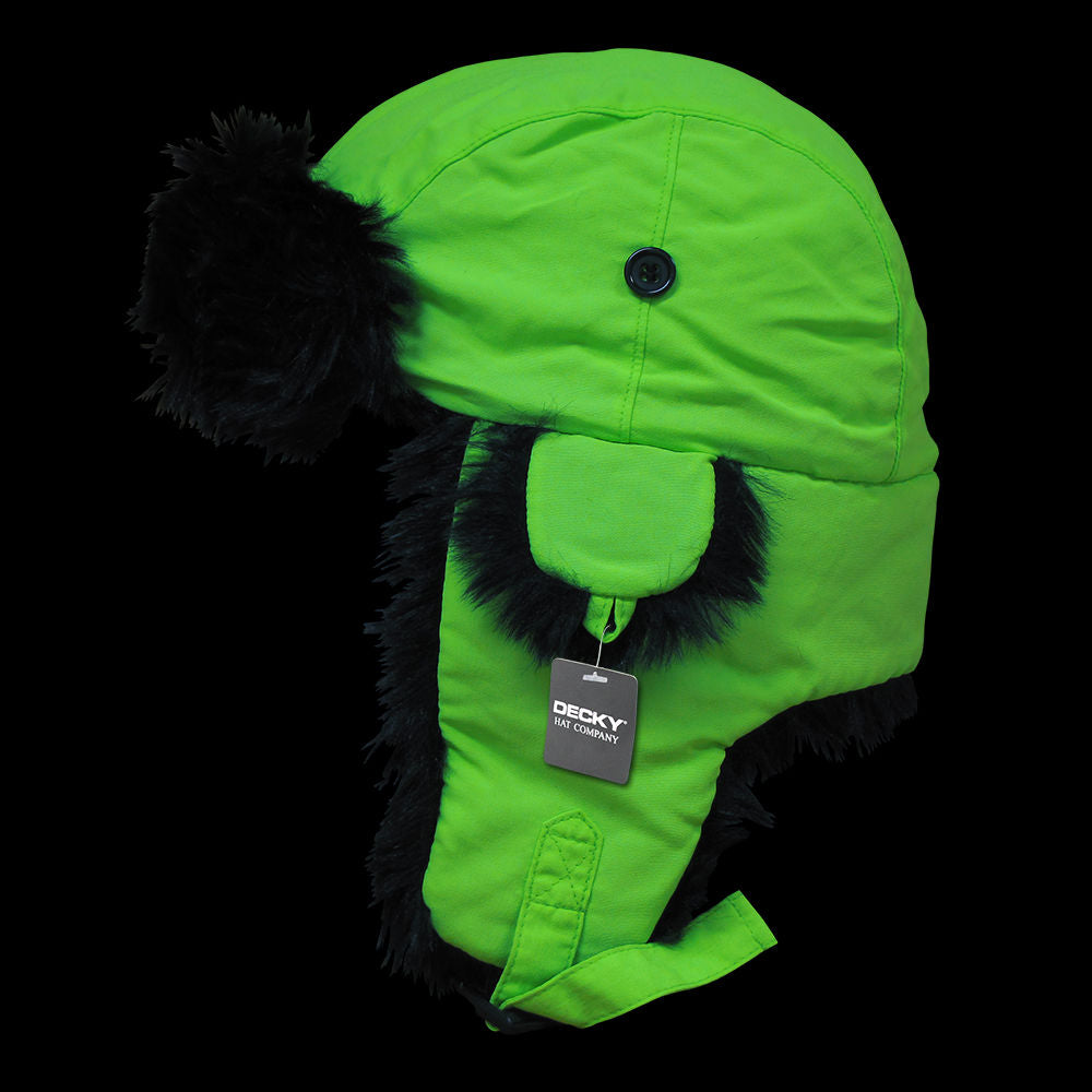 Neon Aviator Hat – Adjustable Winter Trapper Cap | 778