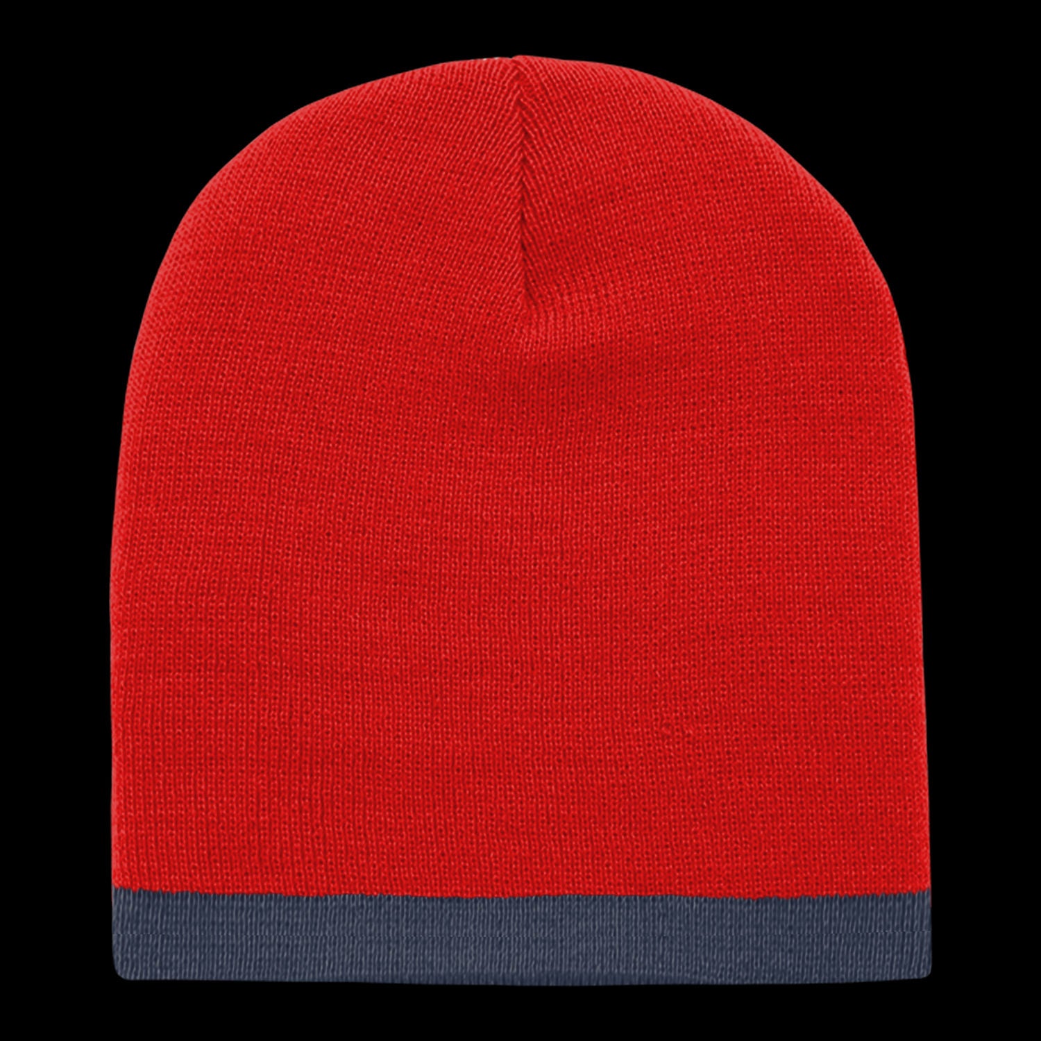 Acrylic/Polyester Striped Short Beanie – Decky 8007