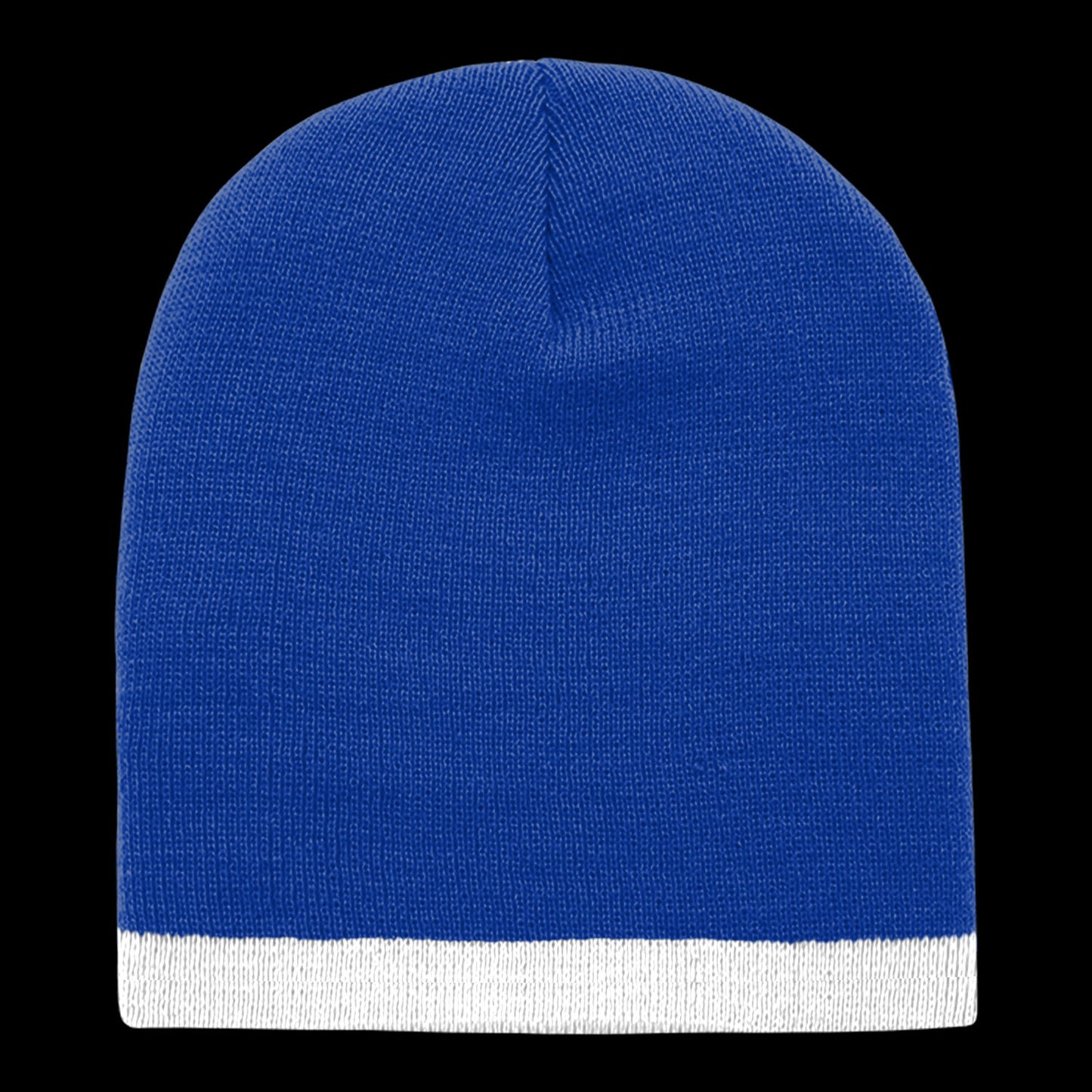 Acrylic/Polyester Striped Short Beanie – Decky 8007