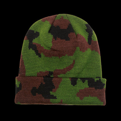 Camo Long Beanie – Adjustable Winter Knit Cap | 8030