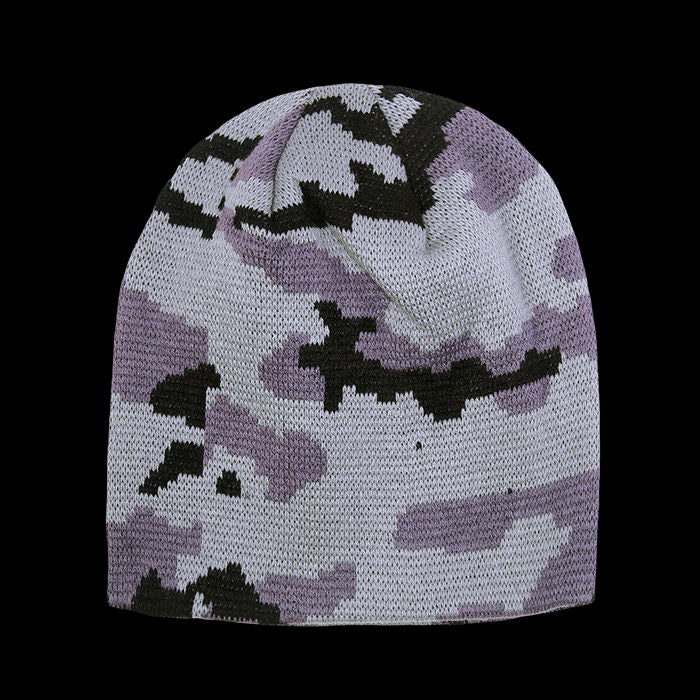 Camo Short Beanie – Camouflage Winter Cap