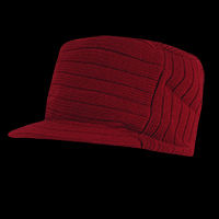 Decky Flat Top HybriCap – Ribbed Knit Visor Beanie Hat