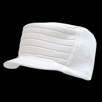 Decky Flat Top HybriCap – Ribbed Knit Visor Beanie Hat
