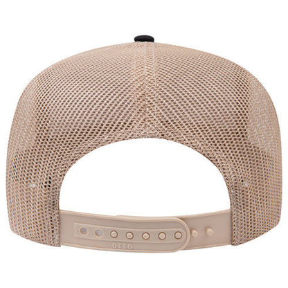 OTTO CAP® 5 Panel Mid Profile Mesh Back Trucker Hat