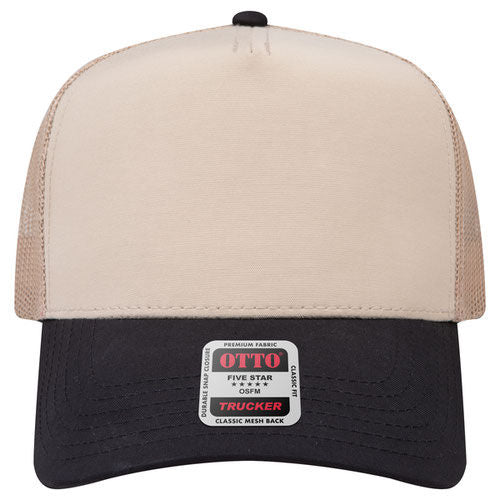 OTTO CAP® 5 Panel Mid Profile Mesh Back Trucker Hat