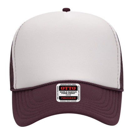 OTTO CAP® 5 Panel Mid Profile Mesh Back Trucker Hat