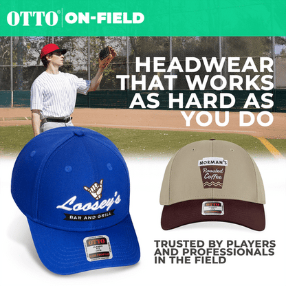 OTTO CAP® 5 Panel Mid Profile Mesh Back Trucker Hat