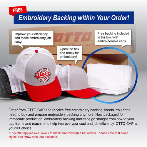 OTTO CAP® OTTO SNAP 6 Panel Pro Style Snapback Hat