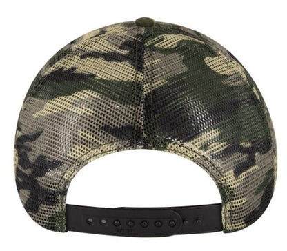 Otto American Flag Visor Garment Washed Superior Soft Mesh Back