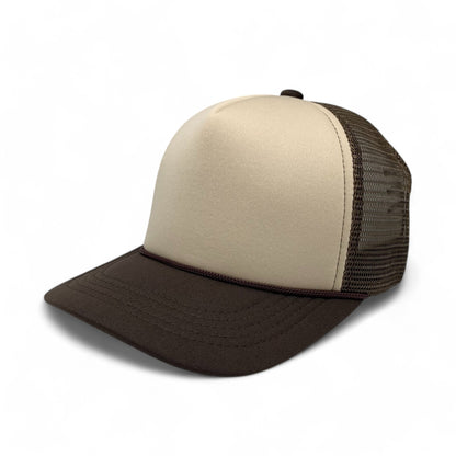 BASIC CAPS - Plain Foam Trucker Hat 8004