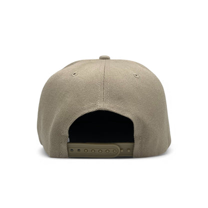 Basic Cap Plain Poly Snapback Hat 8002
