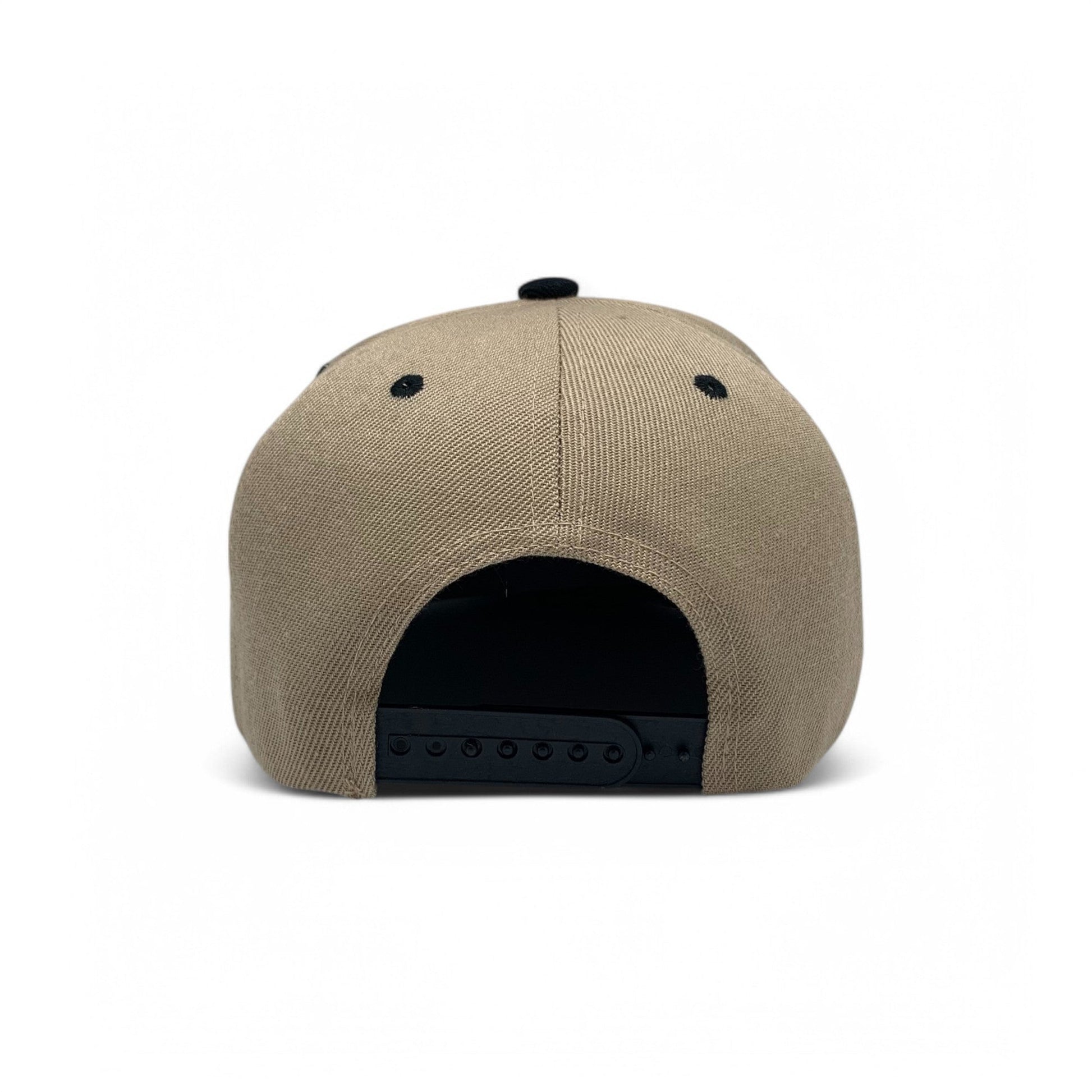 Basic Cap Plain Poly Snapback Hat 8002