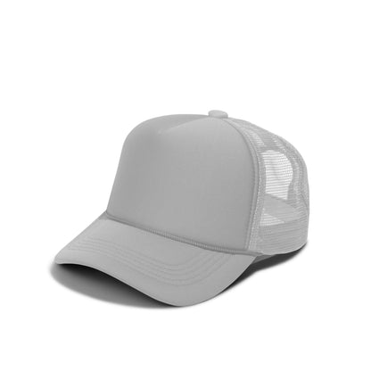 BASIC CAPS - Plain Foam Trucker Hat 8004