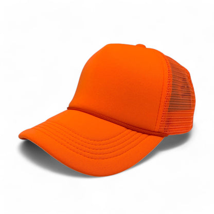 BASIC CAPS - Plain Foam Trucker Hat 8004